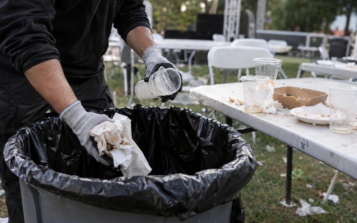 Event cleanup contractor
